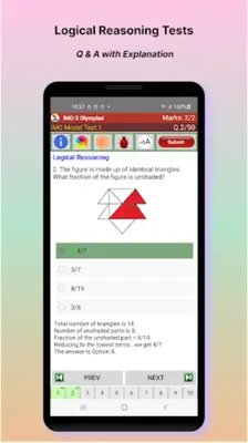 IMO 5 Maths Olympiad android App screenshot 13