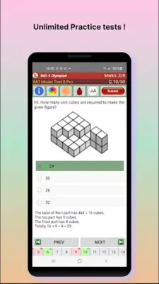 IMO 5 Maths Olympiad android App screenshot 3