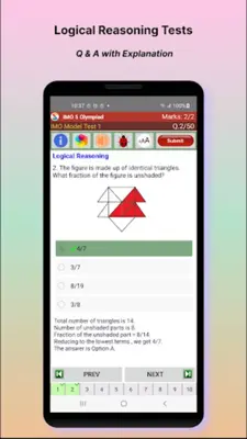 IMO 5 Maths Olympiad android App screenshot 5